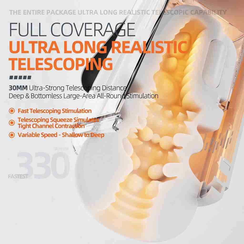Suction and stroking masturbator