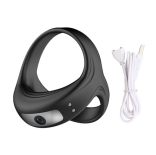Rechargeable Dual-Ring Couples Vibrating Massager – Secure Fit, One-Button Control & Intimate Comfort