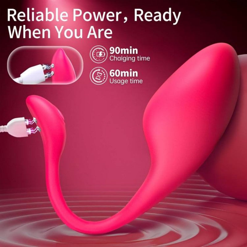 App-controlled vibrating egg