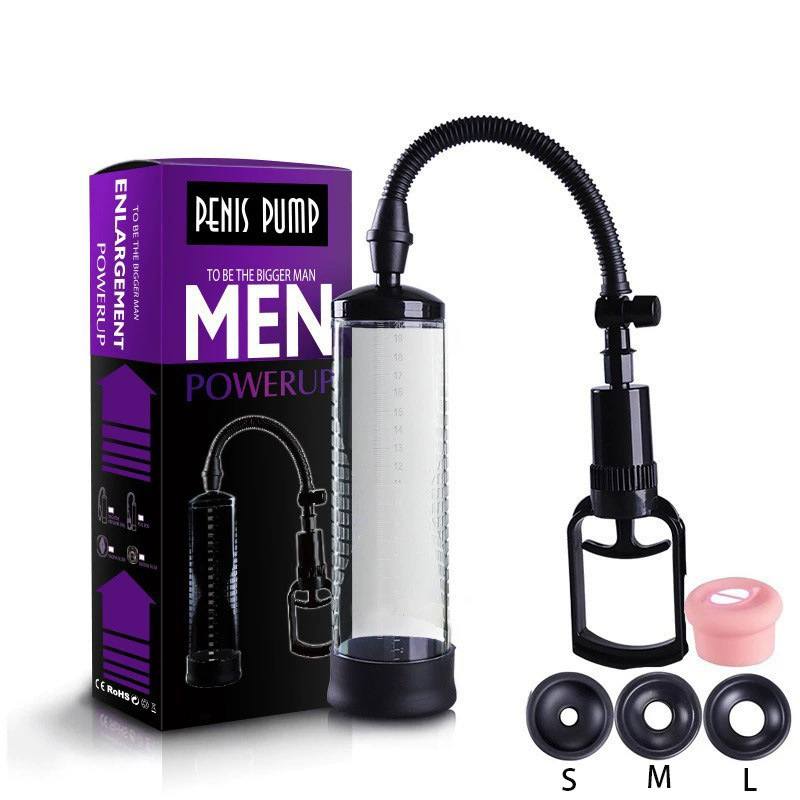 Manual pacer pull rod with scale markings + large and small rubber sleeves + flesh-tone finish
