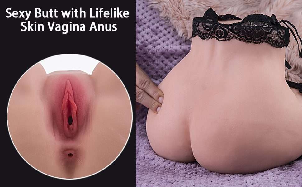 Large-sized realistic buttocks