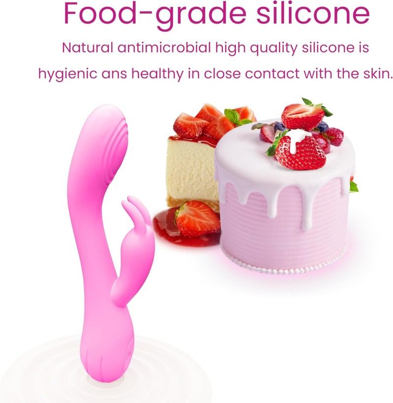 Dual-ended heated vibrating wand in soft pink