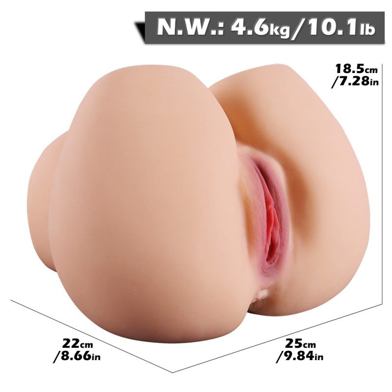Large-sized realistic buttocks