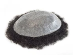 Afro Men Curly Hair System Thin skin wig